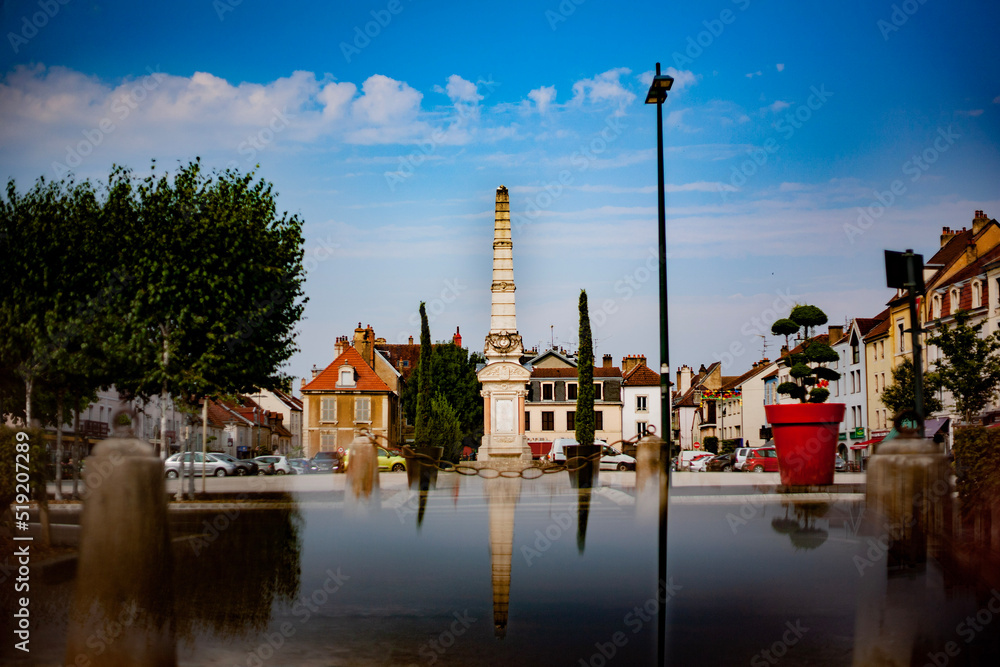 Streetshot in Vesoul in France StockFoto Adobe Stock
