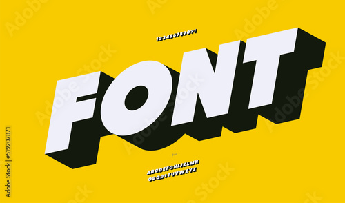 Vector font slanted super bold style modern typography for infographics, motion graphics, video, promotion, decoration, logotype, party poster, t shirt, book, animation, banner, game, printing. 10 eps