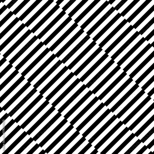 Stripes Motifs Pattern in Black White. Decoration for Interior  Exterior  Carpet  Textile  Garment  Cloth  Silk  Tile  Plastic  Paper  Wrapping  Wallpaper  Pillow  sofa  Background  Ect. Vector 