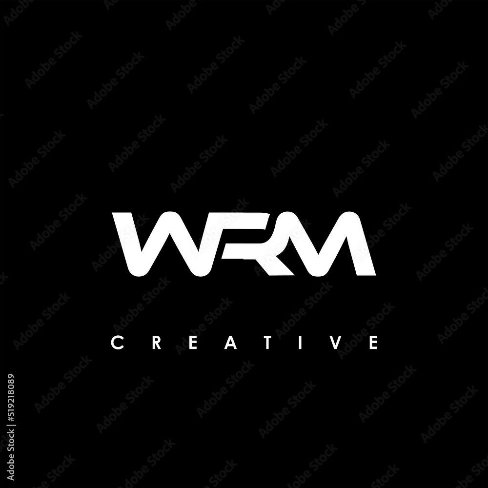 WRM Letter Initial Logo Design Template Vector Illustration WRM Letter Initial Logo Design Template Vector Illustration