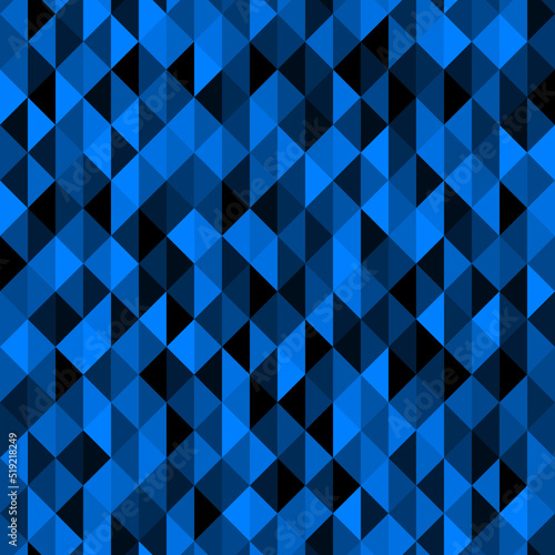 Abstract multicolor sapphire blue background. Vector polygonal design