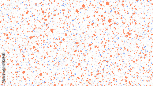 Seamless spray speckle texture. Distress grain background. Grunge splash repeated effect. Dirty overlay repeating pattern. Distressed effect. Splattered particles, splashes, drops wallpaper. Vector 