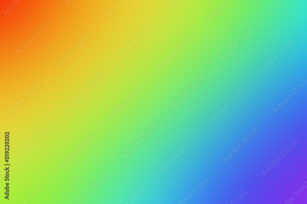 Colorful blurred rainbow gradient background