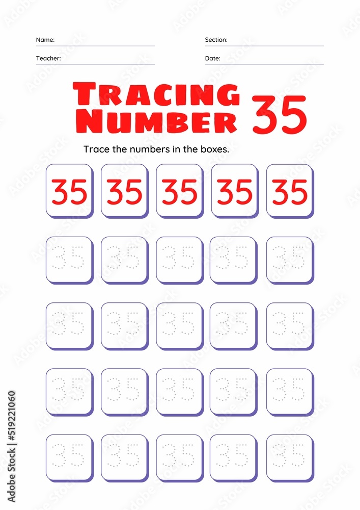 High Resolution full page Kids Counting Practise Study Material, Number Tracing Homework Set for Kindergarten High Resolution full page Kids Counting Practise Study Material, Number Tracing Homework Set for Kindergarten