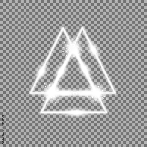 triangle light effect, laser