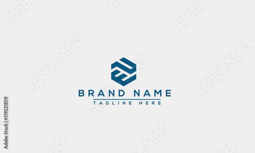 Logo design letter PE . Elegant modern. Vector template.