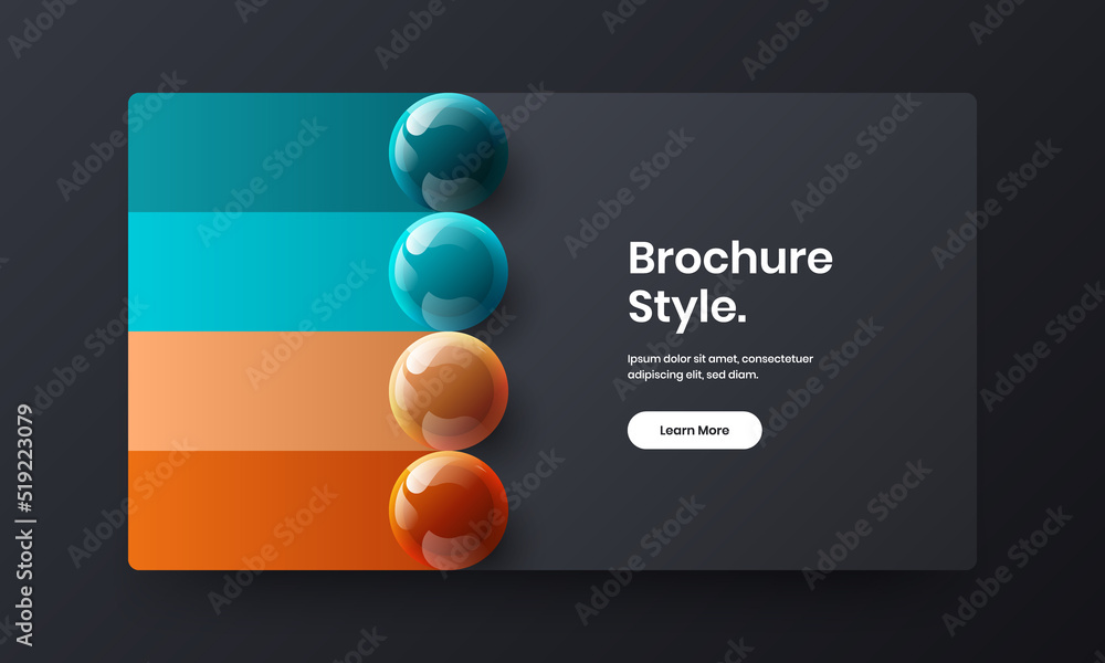 Original poster vector design template. Modern 3D balls handbill concept. Original poster vector design template. Modern 3D balls handbill concept.