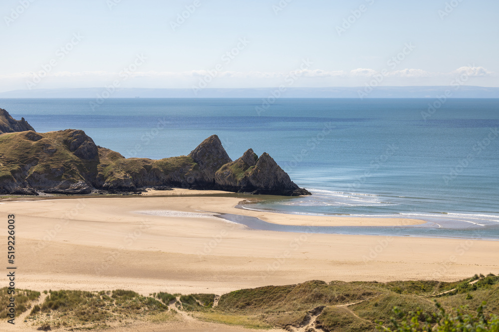 Three Cliffs Bay in South Wales