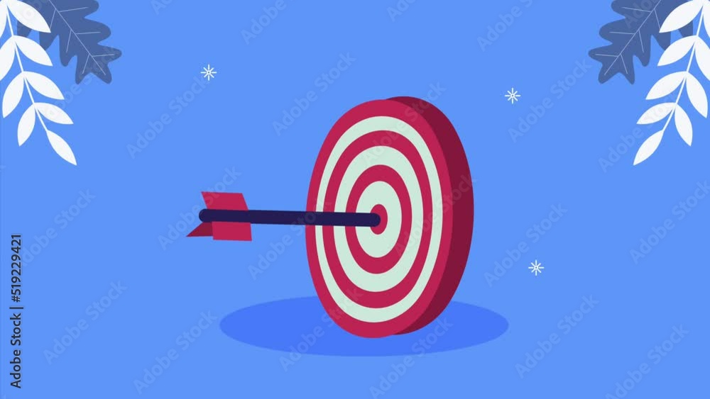 target with arrow success animation target with arrow success animation
