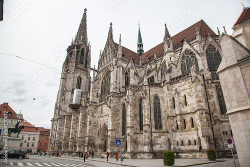 Regensburg Cathedral, The World Heritage Site in Germany.