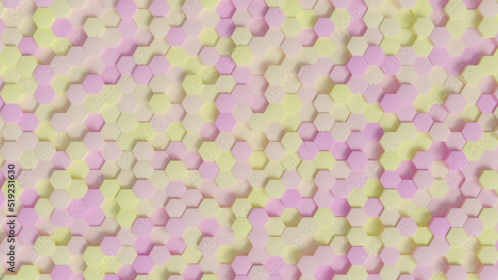 Fototapeta premium colorful hexagone
