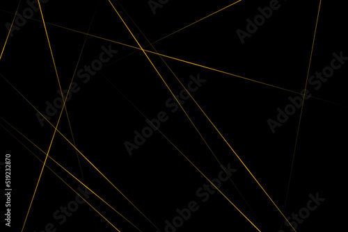 Wallpaper Mural Abstract black with gold lines, triangles background modern design. Vector illustration EPS 10. Torontodigital.ca