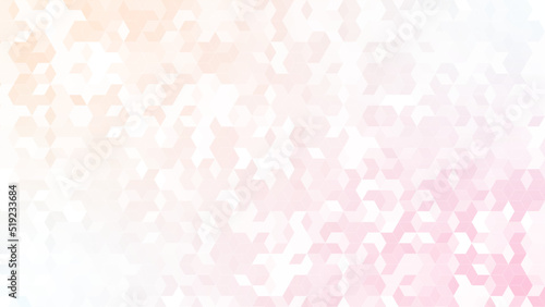 ダイヤのパターン背景素材，オレンジとピンクのグラデーション