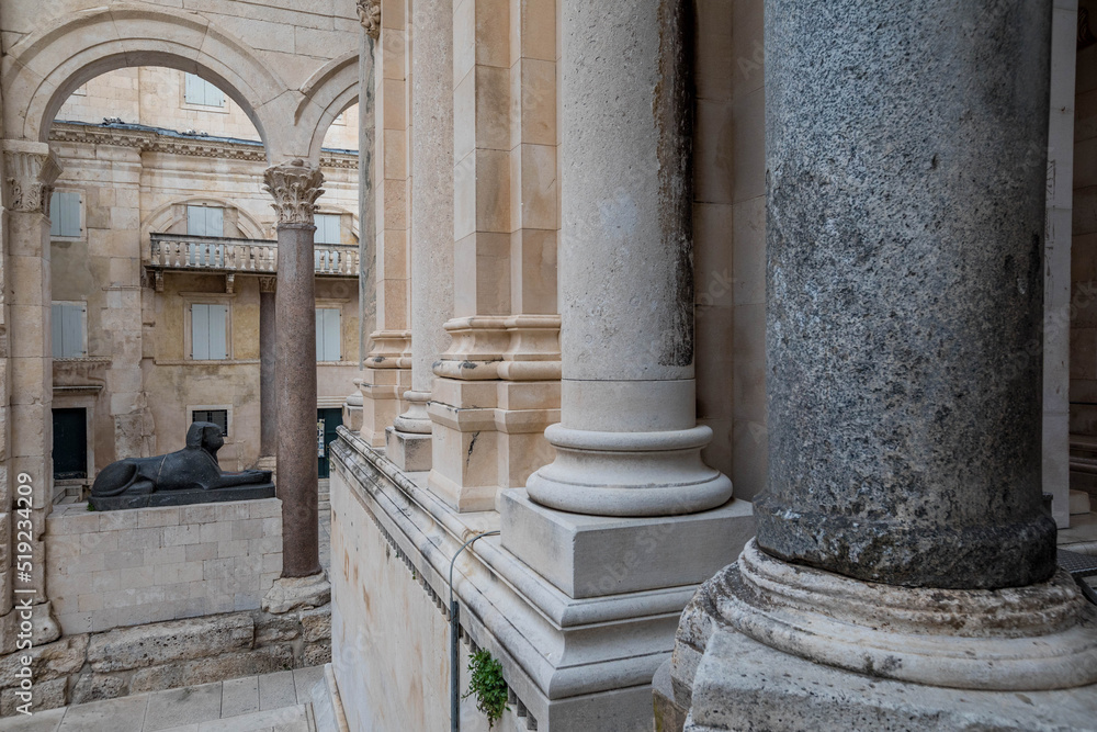 Egyptian Sphinx Diocletian's Palace Split Croatia