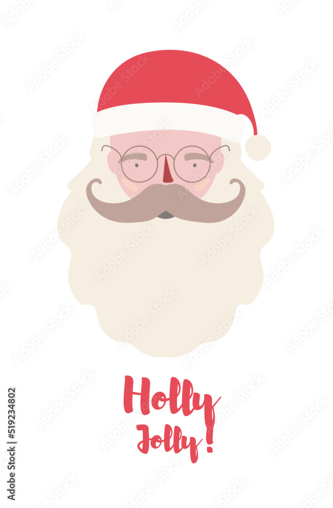 Santa Claus christmas character cute cartoon style for banner, tag, labels. Merry Christmas greeting card. Happy New Year background. Vector Illustration 10 eps Santa Claus christmas character cute cartoon style for banner, tag, labels. Merry Christmas greeting card. Happy New Year background. Vector Illustration 10 eps