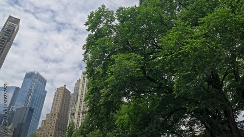 New York Skyline With Rockefeller Plaza And The Woolworth Building