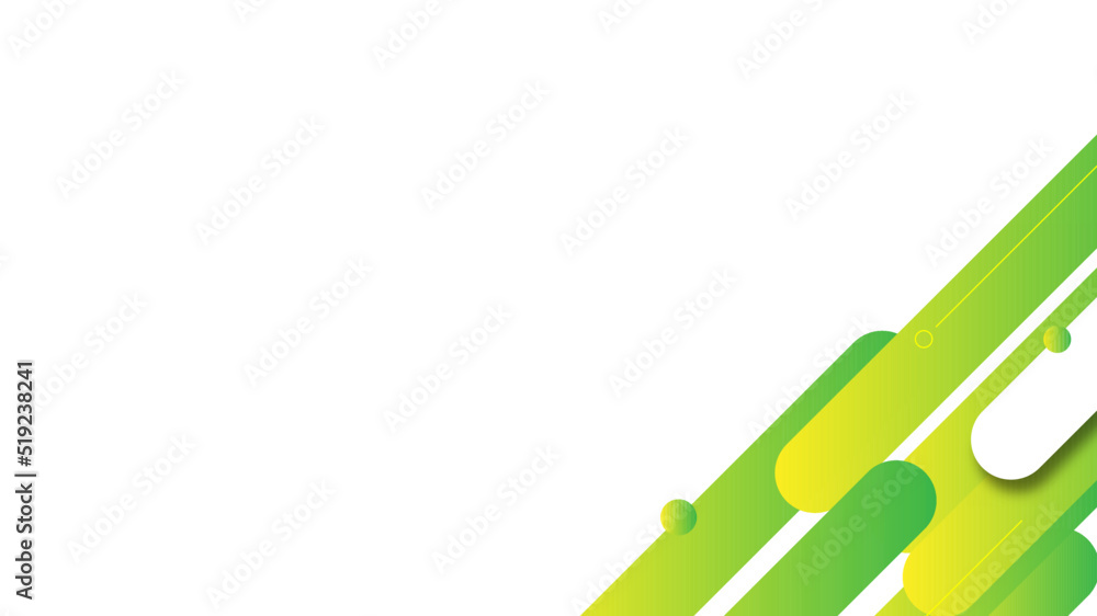 Abstract Modern Background with Retro Memphis Element and Green Gradient Color Abstract Modern Background with Retro Memphis Element and Green Gradient Color