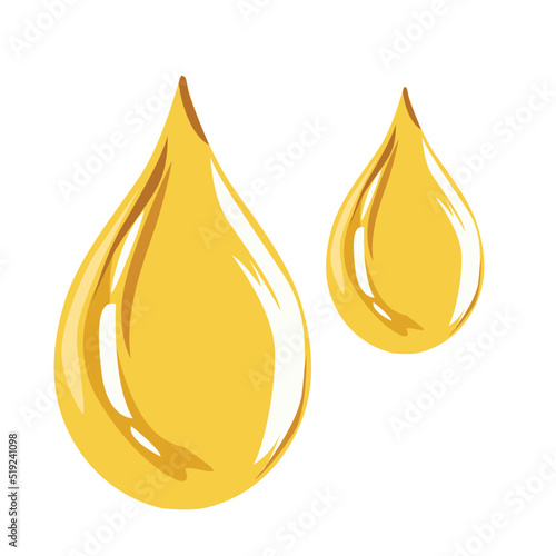 oil liquid drop illustration vector design