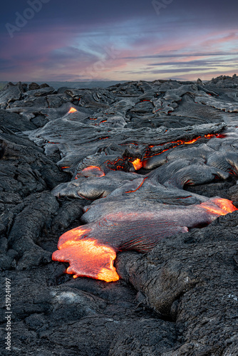 Lava Flow in Hawaii