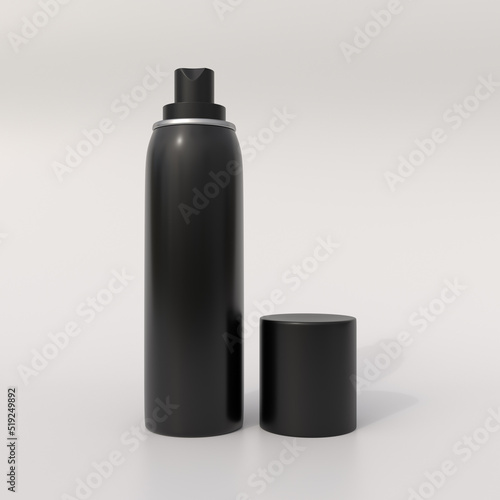 Deodorant spray bottle mockup