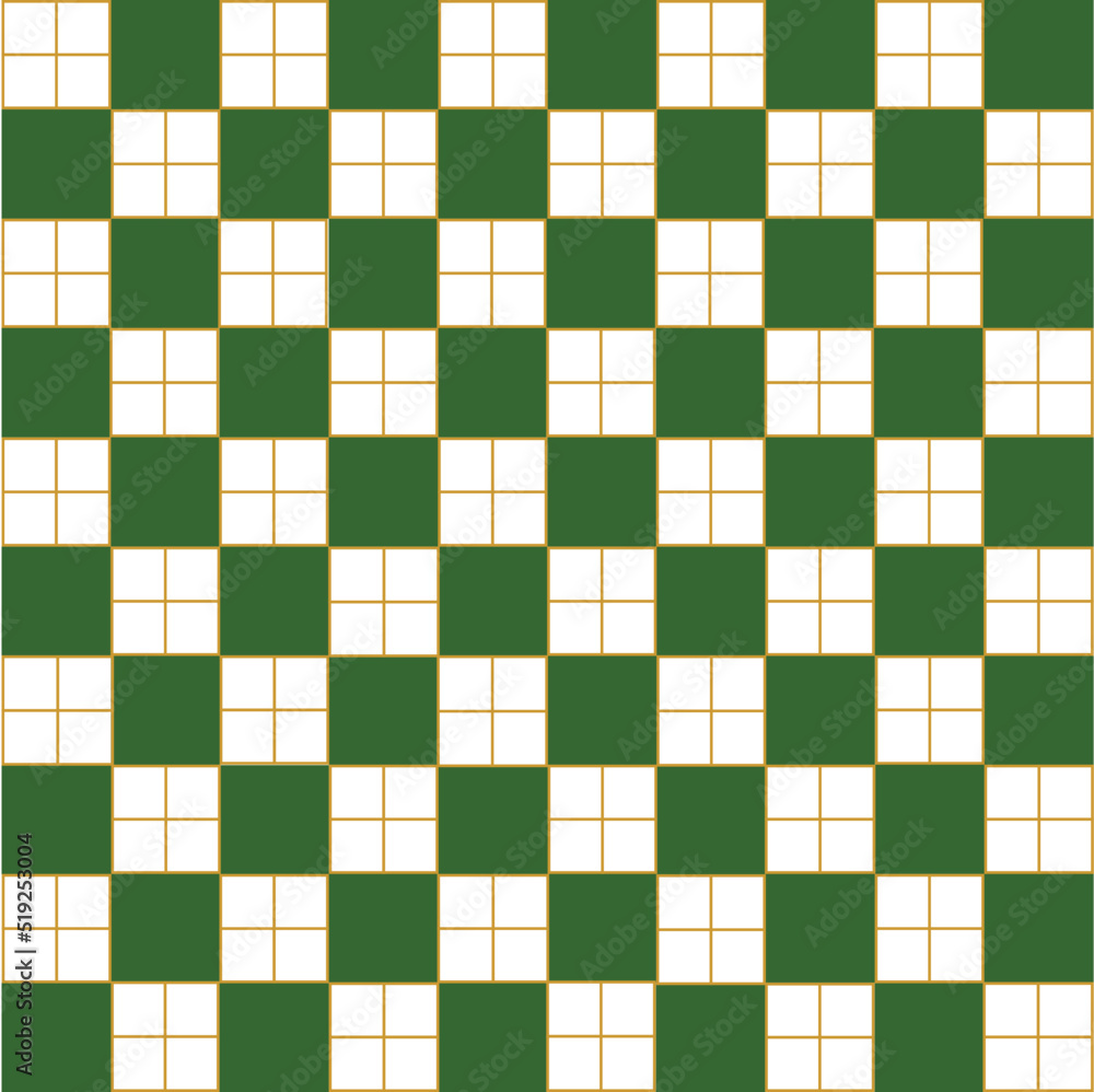 Abstract Vector Seamless green plaid Checkered Squares Pattern grid Abstract Vector Seamless green plaid Checkered Squares Pattern grid