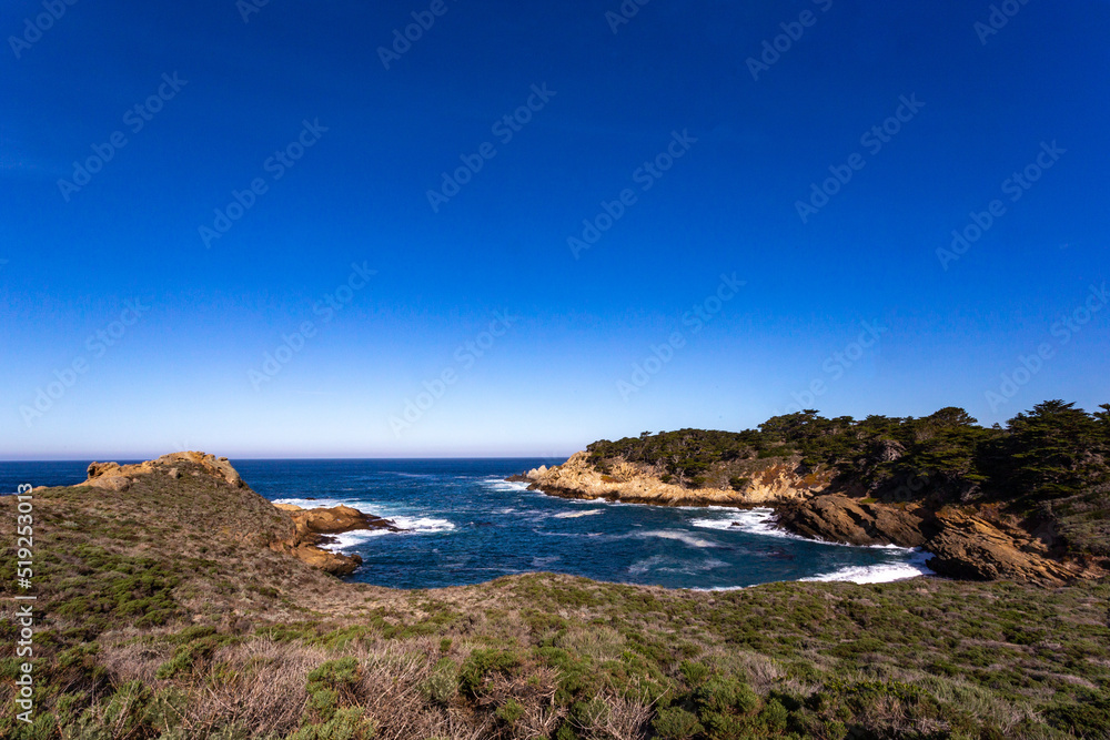 A view on the Pacific ocean coast A view on the Pacific ocean coast