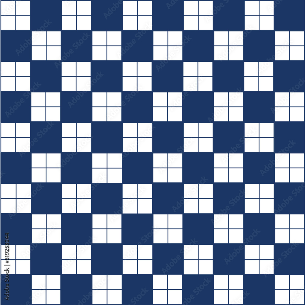Abstract Vector Seamless blue plaid Checkered Squares Pattern grid Abstract Vector Seamless blue plaid Checkered Squares Pattern grid