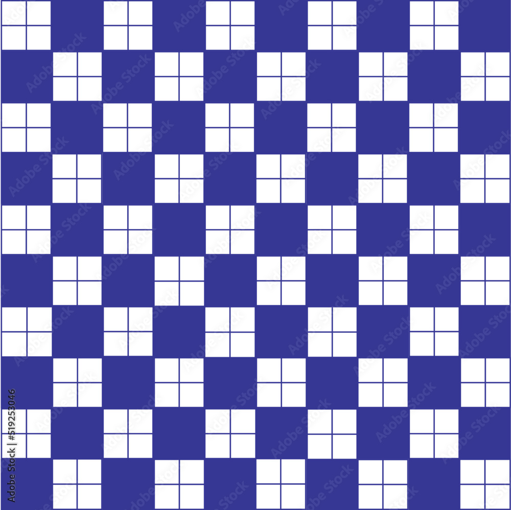 Abstract Vector Seamless blue plaid Checkered Squares Pattern grid Abstract Vector Seamless blue plaid Checkered Squares Pattern grid