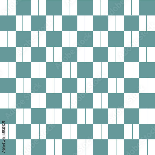 Abstract Vector Seamless blue green plaid Checkered Squares Pattern grid