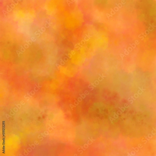 Orange Abstract Water Color Background