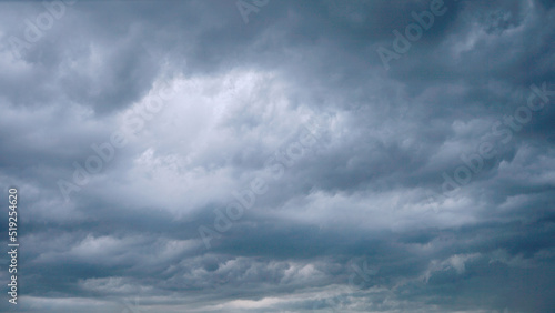 sky cloud before rain .It nature background of season change 