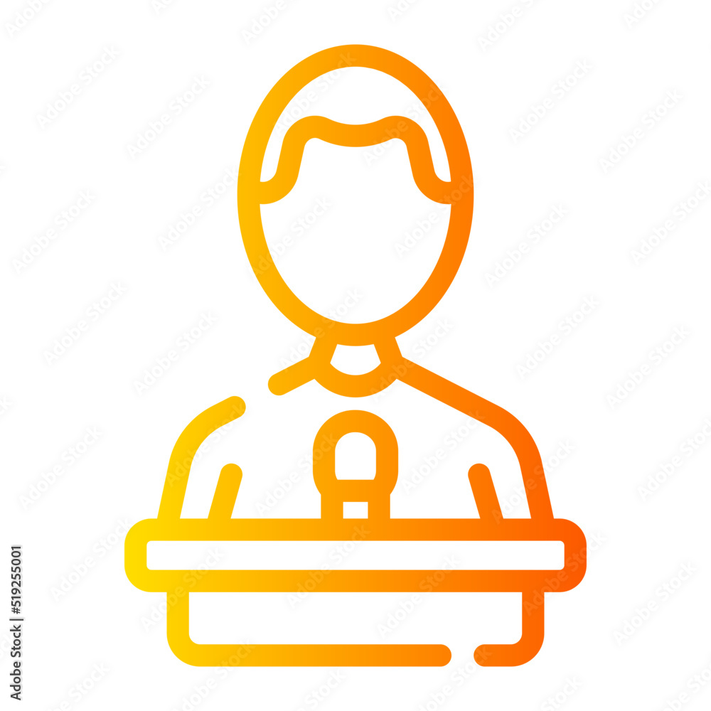 lecture gradient icon lecture gradient icon