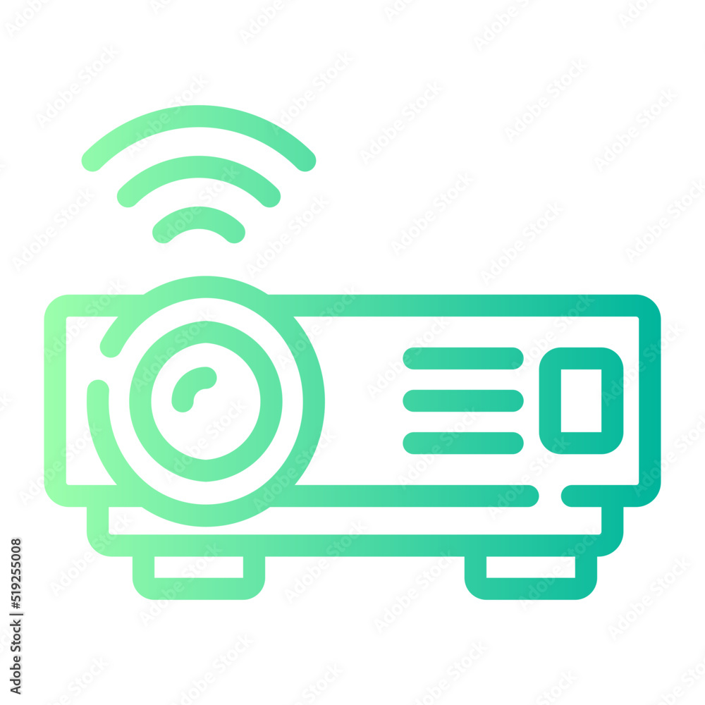 projector gradient icon projector gradient icon