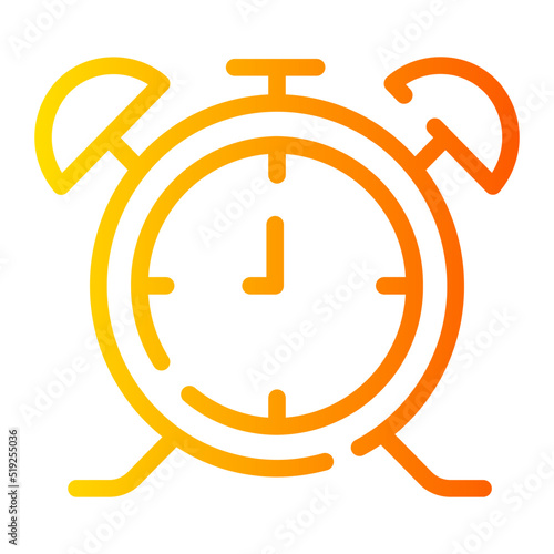 alarmclock gradient icon