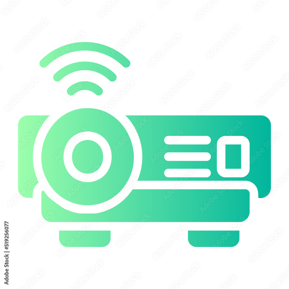 projector gradient icon projector gradient icon