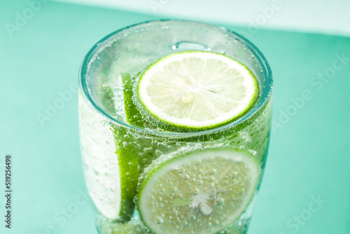 Fresh lemonade fizzy cold drink