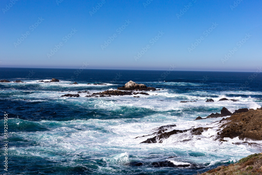 A view on the Pacific ocean coast A view on the Pacific ocean coast