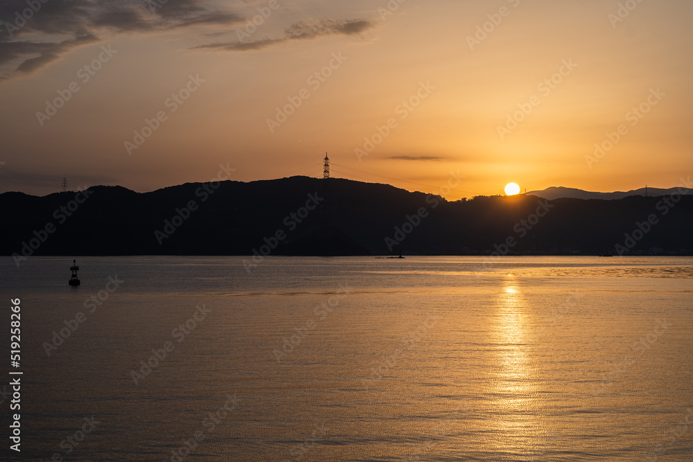 Sunset in Japan Sunset in Japan