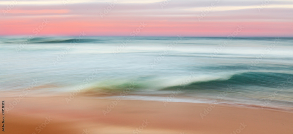 Fototapeta premium beach sunset abstract