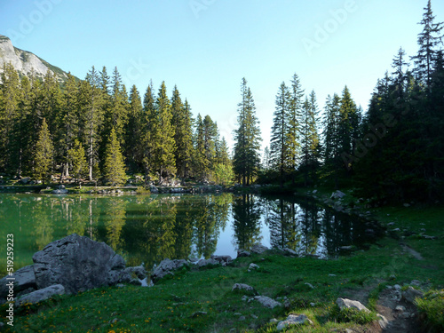 Soinsee lake near Rotwand mountain in Bavaria, Germany