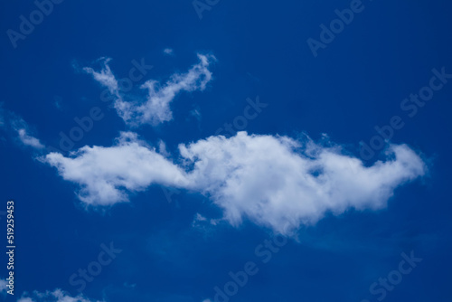 blue sky with clouds