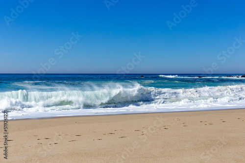 A view on the Pacific ocean coast 