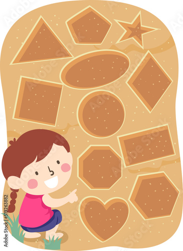 Kid Prints Track Sand Basic...