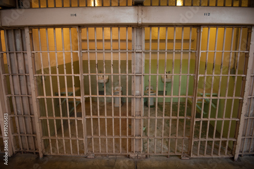 Jail Cell in San Francisco California Alcatraz