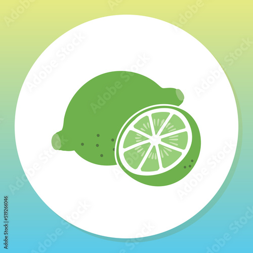 Sweet and sour green lemons that are abundant in the summer, eat fruits that help replenish vitamin C
