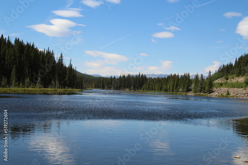 Blue Waters Of The Beaver Pond  Nordegg  Alberta