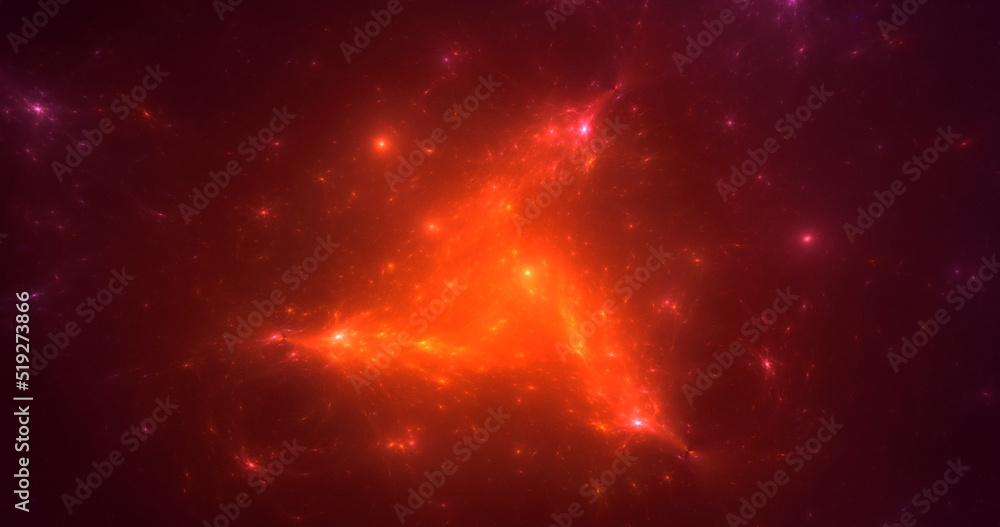 Obraz premium 3D rendering abstract multicolor fractal light background