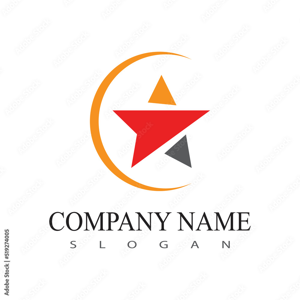 Star icon Template vector illustration design Star icon Template vector illustration design
