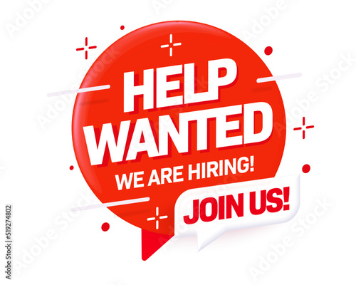 Help wanted info banner template