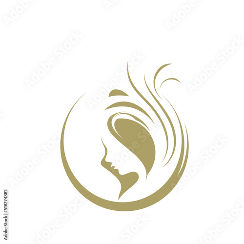 face beauty woman logo
